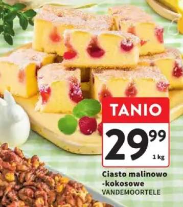 Ciasto malinowo-kokosowe