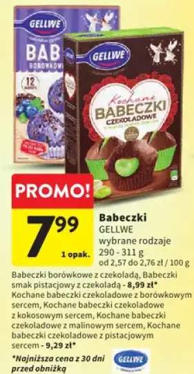 Babeczki wybrane rodzaje