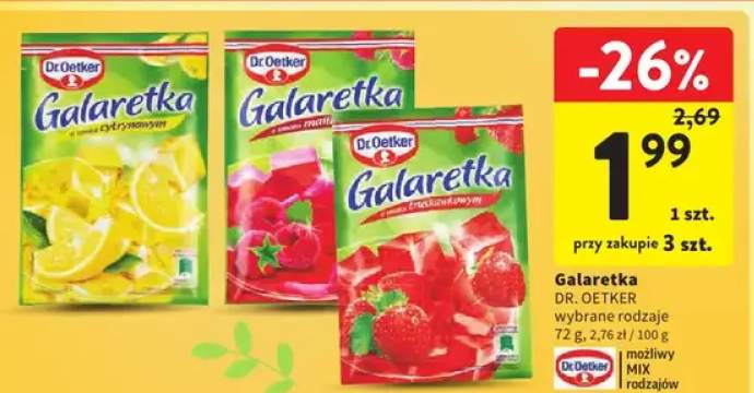 Galaretka wybrane rodzaje