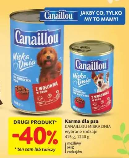 Karma dla psa Miska Dnia wybrane rodzaje