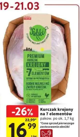 Kurczak krojony na 7 elementów