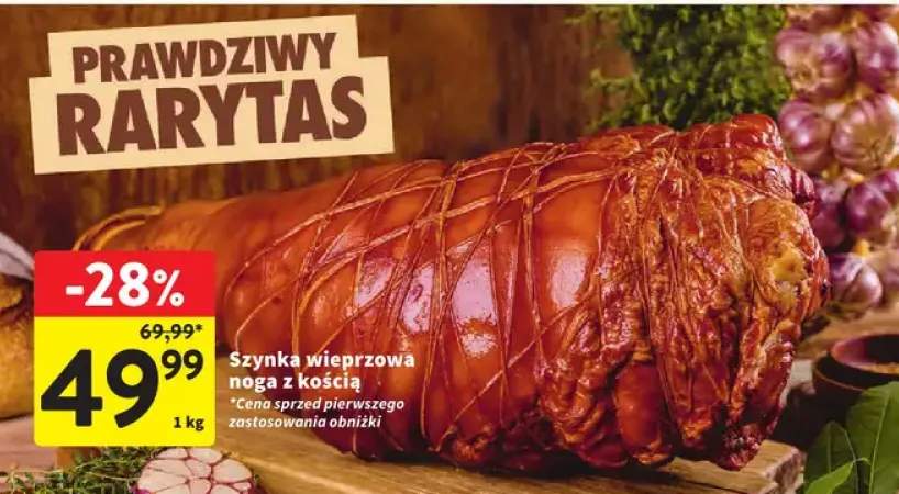 Szynka wieprzowa noga z kością