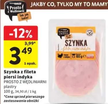 Szynka z fileta piersi indyka