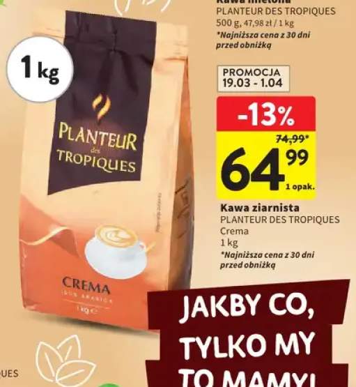 Kawa ziarnista Crema