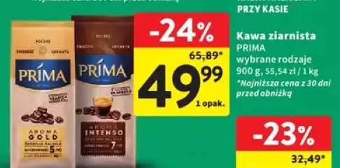 Kawa ziarnista wybrane rodzaje Gold, Intenso