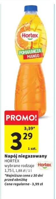 Napój niegazowany wybrane rodzaje