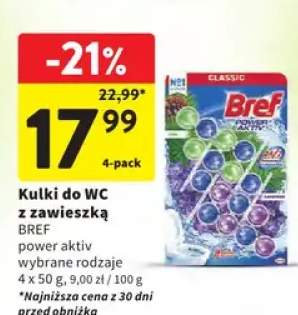 Kulki do WC z zawieszką power aktiv wybrane rodzaje