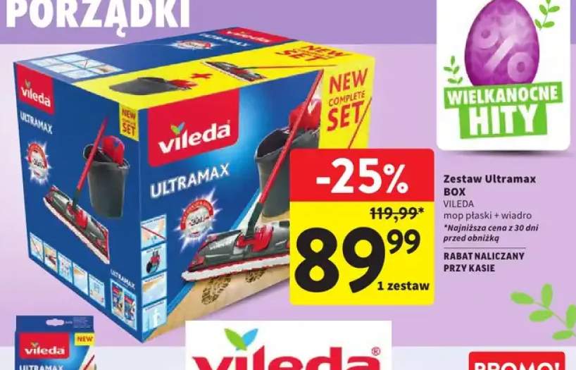 Zestaw Ultramax BOX mop płaski + wiadro