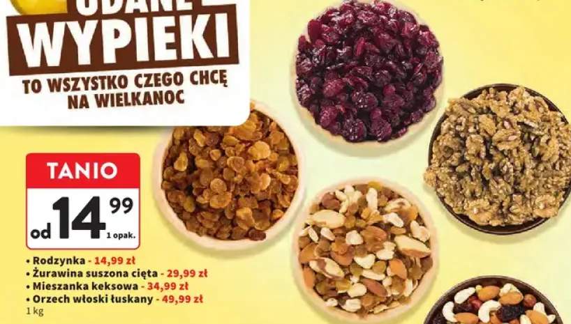 Żurawina suszona cięta