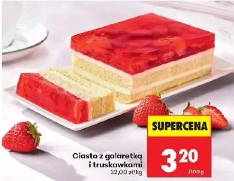 ciastko z truskawkami