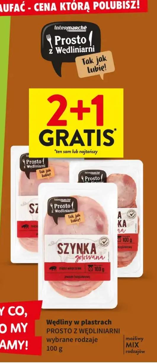 Wędliny w plastrach wybrane rodzaje