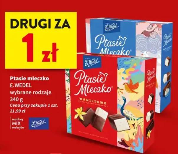 Ptasie mleczko wybrane rodzaje