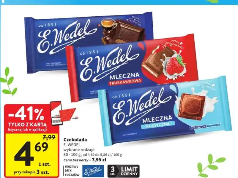 Czekolada wybrane rodzaje