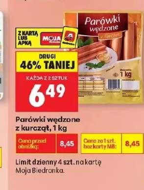parówki wieprzowe