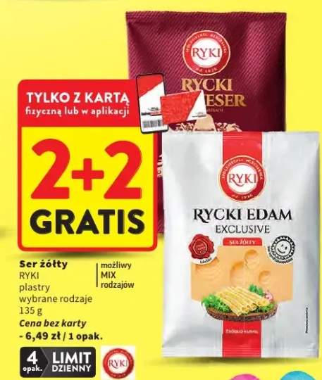 Ser żółty plastry wybrane rodzaje możliwy mix rodzajów