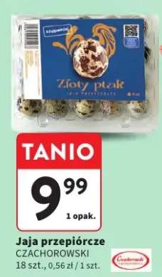 Jaja przepiórcze 18 szt., 0,56 zł / 1 szt.