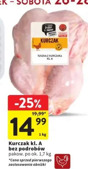 Kurczak kl. A bez podrobów