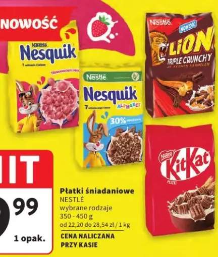 Płatki śniadaniowe Nesquik