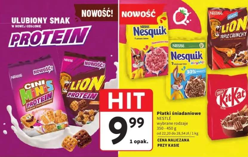 Płatki śniadaniowe Lion Protein