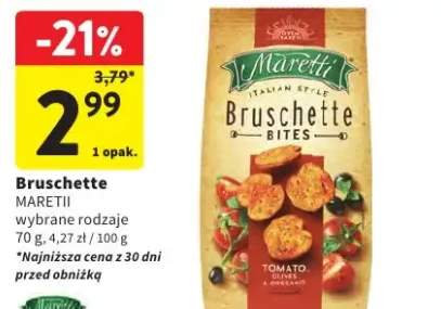 Bruschette wybrane rodzaje