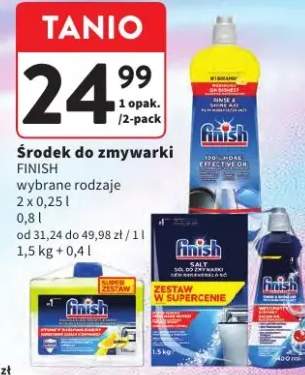 Środek do zmywarki wybrane rodzaje