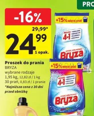 Proszek do prania wybrane rodzaje