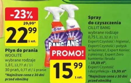 Spray do czyszczenia wybrane rodzaje Expert Czystość Original, Expert Czystość i polysk i Nadzieja, Expert Koniec z pleśnią, Expert Zero kamienia i brudu