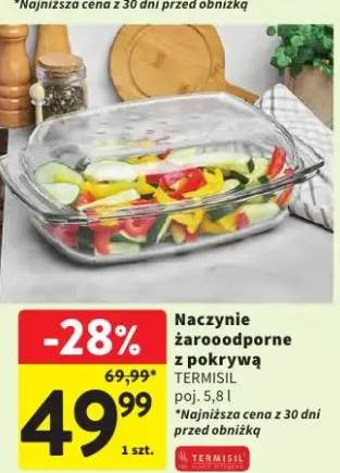Naczynie żaroodporne z pokrywką