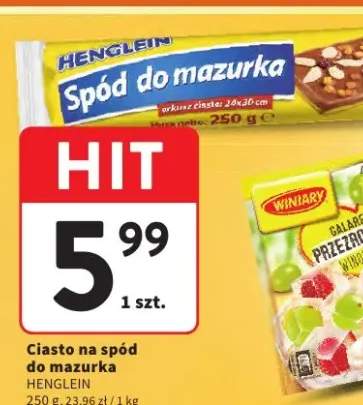 Ciasto na spód do mazurka