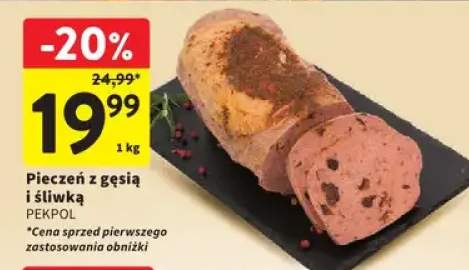 Pieczeń z gęsia i śliwką