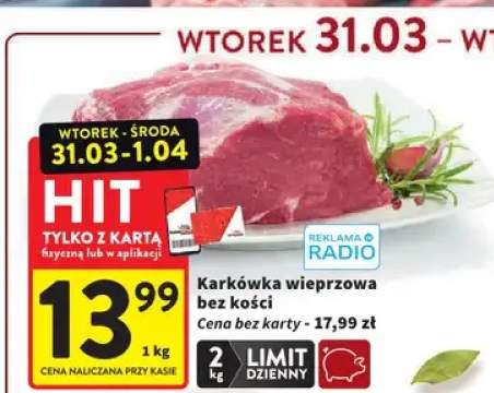 Karkówka wieprzowa bez kości