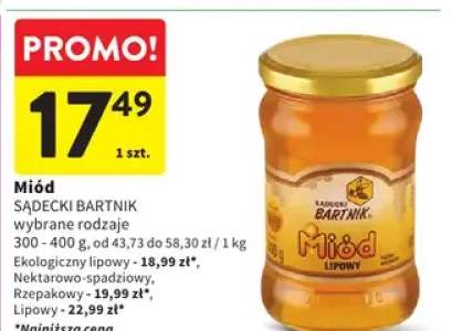 Miód wybrane rodzaje