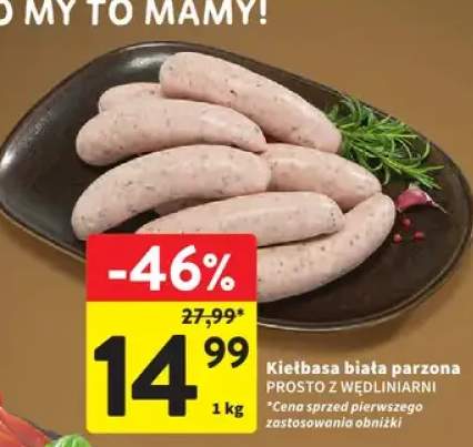 Kiełbasa biała parzona