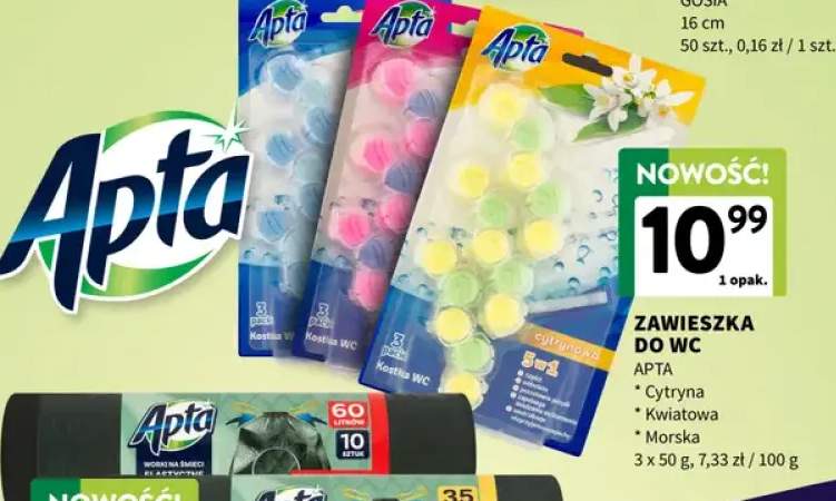 Worki na śmieci elastyczne z taśmą 60l - 10szt.