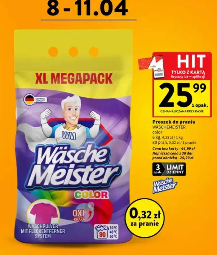 Proszek do prania Wäschemeister color