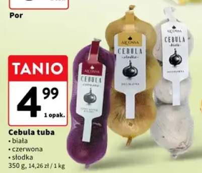 Cebula tuba - biała, czerwona, słodka