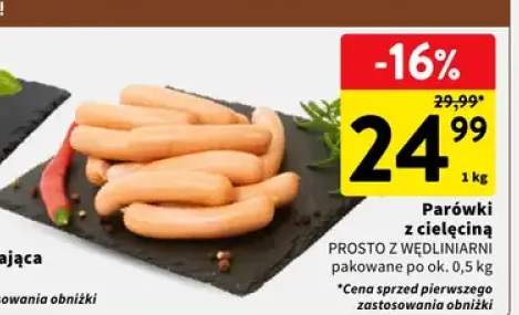 Parówki z cielęciną