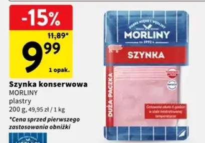 Szynka konserwowa plastry