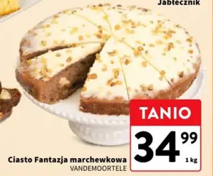 Ciasto Fantazja marchewkowa