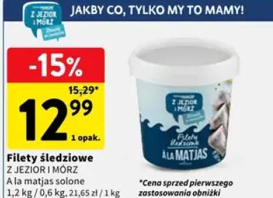 Filety śledziowe A la matjas solone