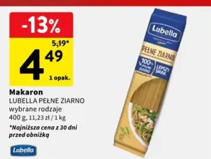 Makaron pełne ziarno