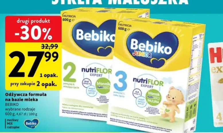 Odżywcza formuła na bazie mleka