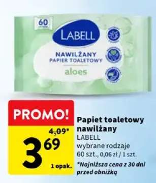 Papier toaletowy nawilżany wybrane rodzaje