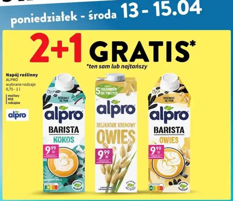 Napój roślinny Delikatnie kremowy Owies