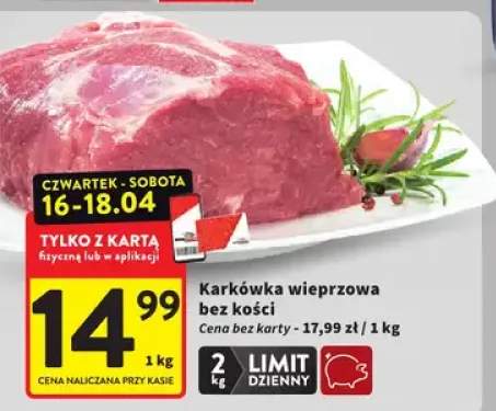 Karkówka wieprzowa bez kości