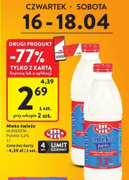 Mleko świeże Polskie 3,2%