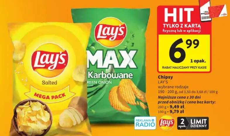 Chipsy wybrane rodzaje