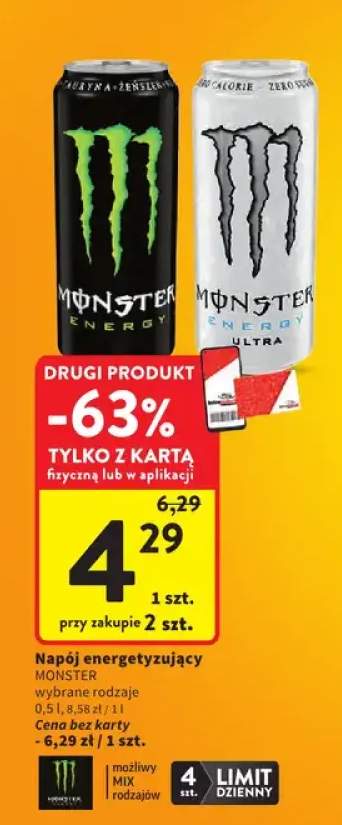 Napój energetyzujący wybrane rodzaje