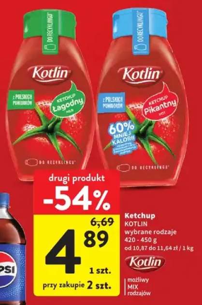 Ketchup wybrane rodzaje