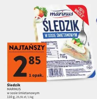 Śledzie w sosie śmietanowym